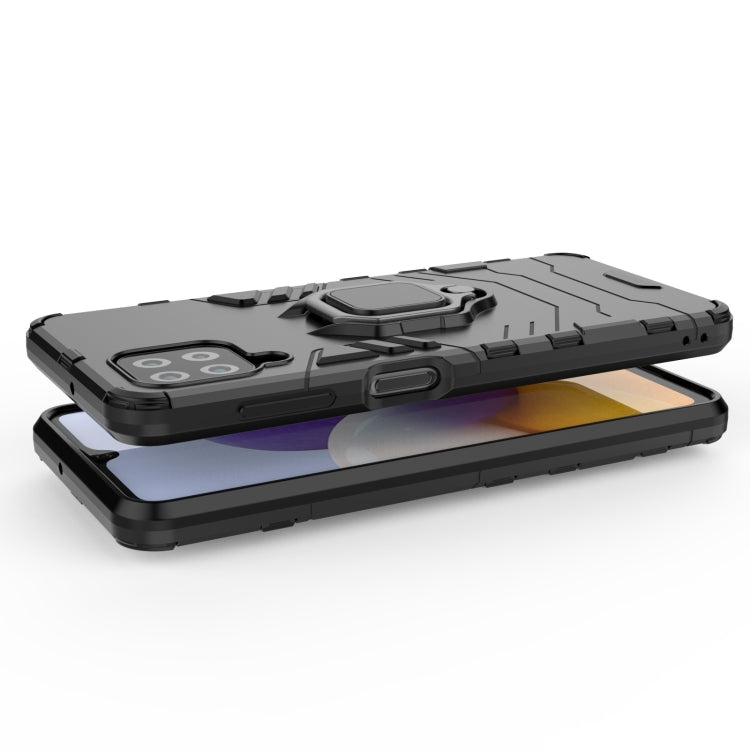For Samsung Galaxy M32 Indian Version PC + TPU Shockproof Protective Case with Magnetic Ring Holder