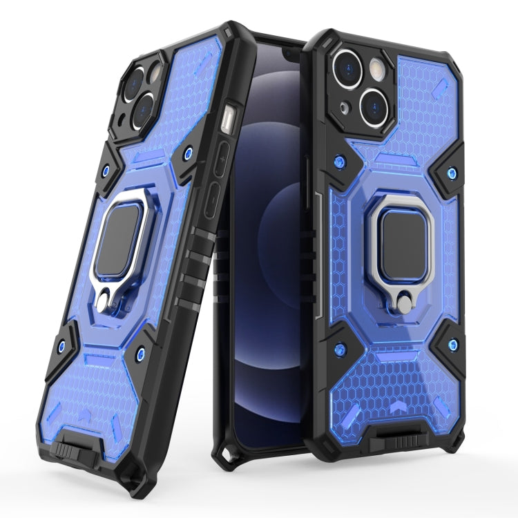 For iPhone 13 Space PC+TPU Ring Holder Protective Case