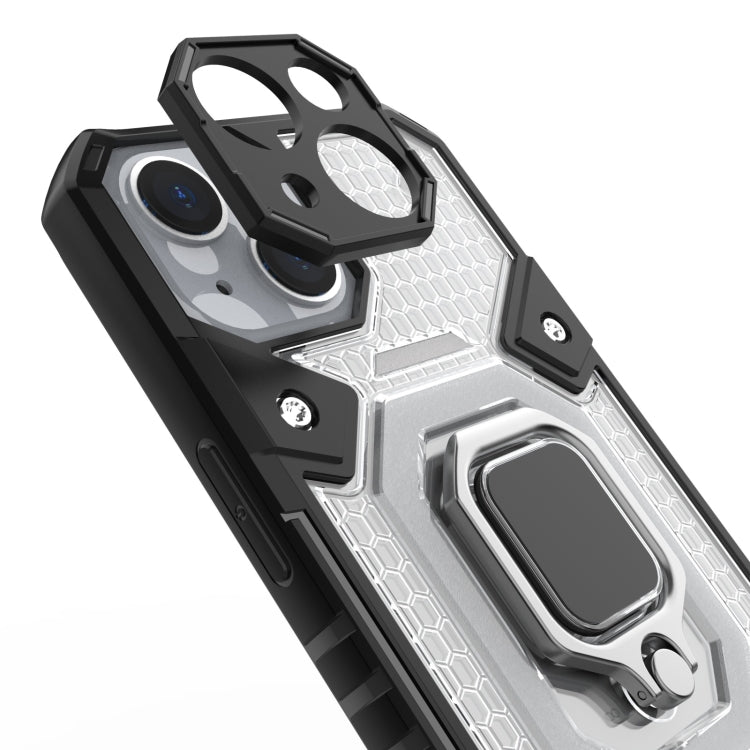 For iPhone 13 Space PC+TPU Ring Holder Protective Case