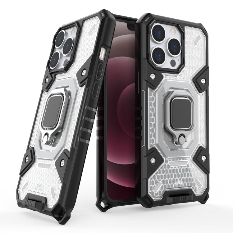 For iPhone 13 Pro Space PC+TPU Ring Holder Protective Case
