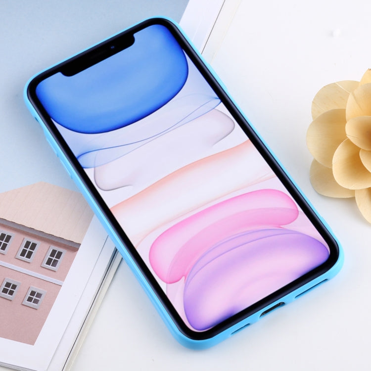 For iPhone 11 Candy Color Plastic Protective Case