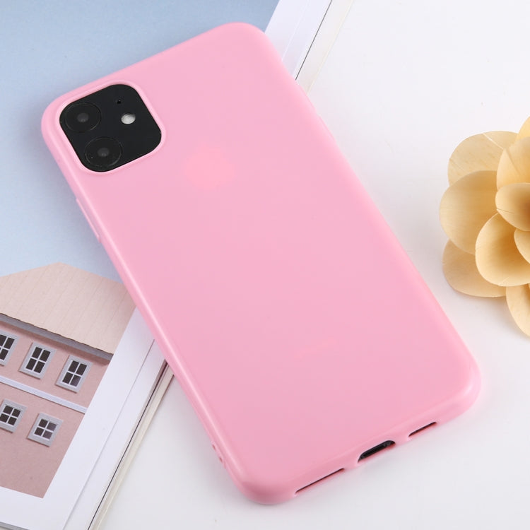 For iPhone 11 Candy Color Plastic Protective Case