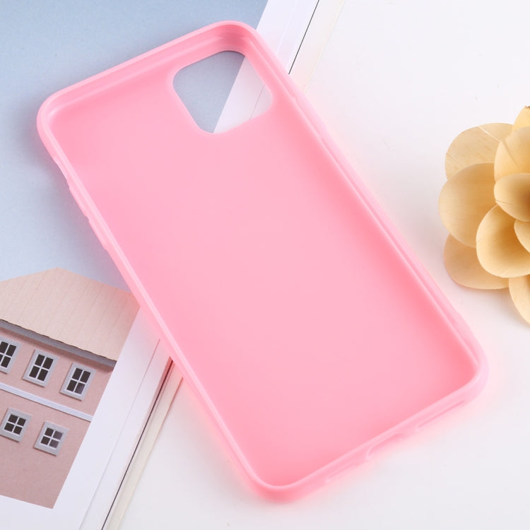 For iPhone 11 Pro Max Candy Color Plastic Protective Case