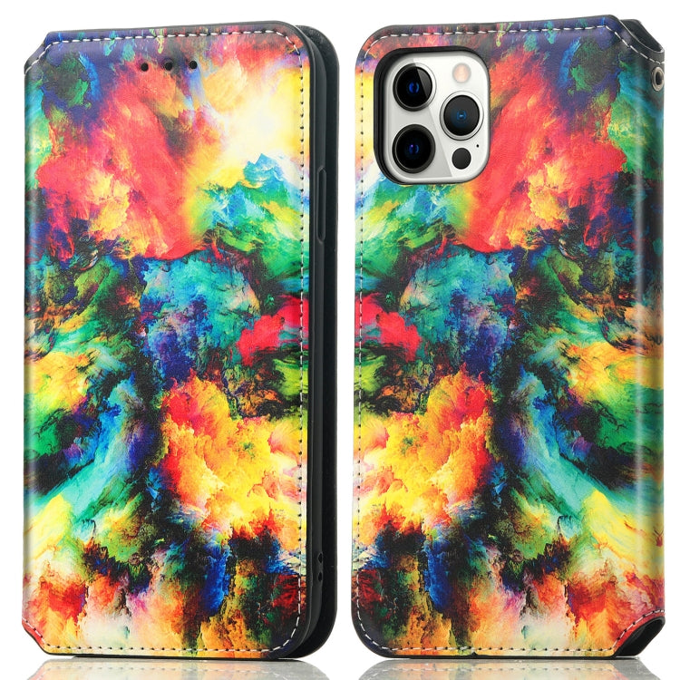 For iPhone 13 mini Colorful Magnetic Horizontal Flip PU Leather Case with Holder & Card Slot & Wallet