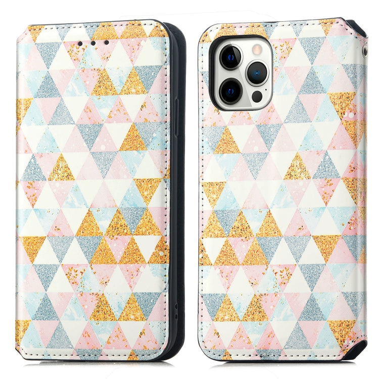For iPhone 13 mini Colorful Magnetic Horizontal Flip PU Leather Case with Holder & Card Slot & Wallet