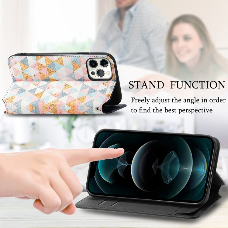 For iPhone 13 mini Colorful Magnetic Horizontal Flip PU Leather Case with Holder & Card Slot & Wallet