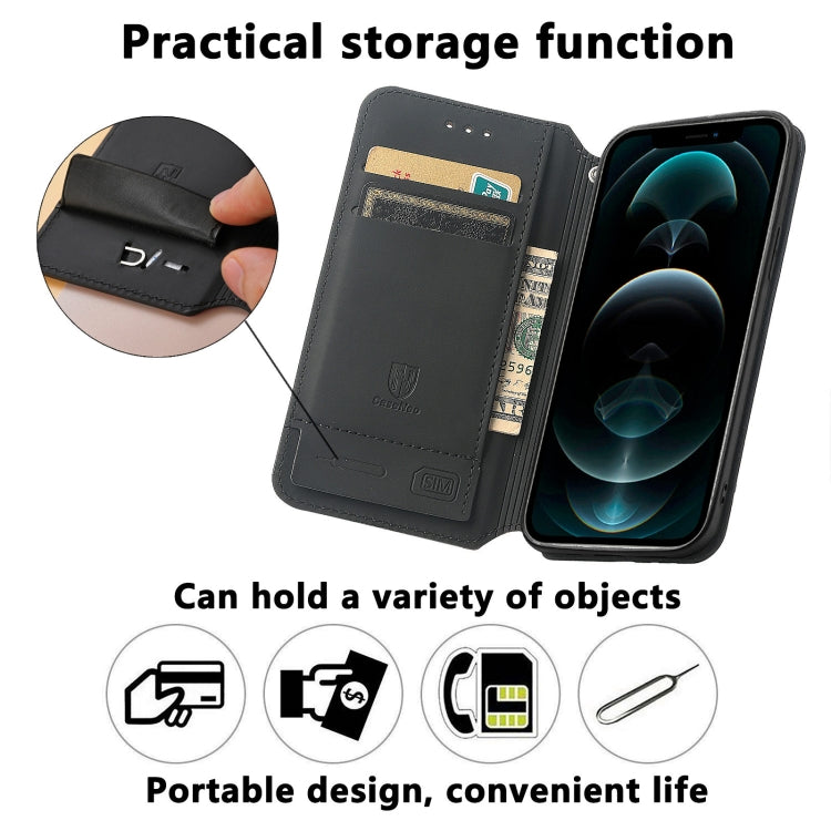 For iPhone 13 mini Colorful Magnetic Horizontal Flip PU Leather Case with Holder & Card Slot & Wallet