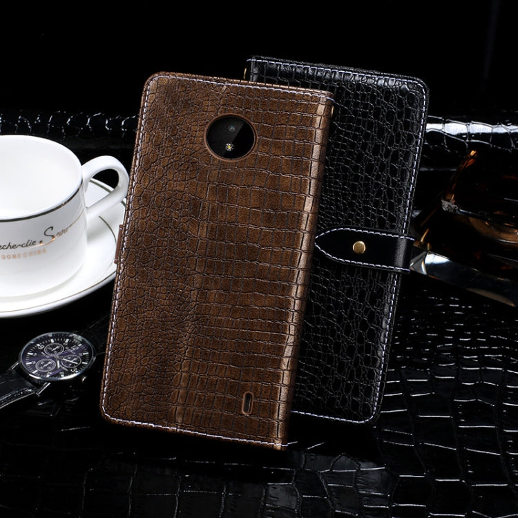 For Nokia C20 idewei Crocodile Texture Horizontal Flip Leather Case with Holder & Card Slots & Wallet