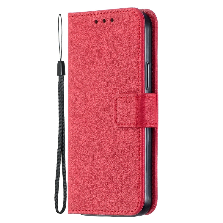 For iPhone 13 Longan Texture Horizontal Flip PU Leather Case with Holder & Card Slots & Wallet & Photo Frame
