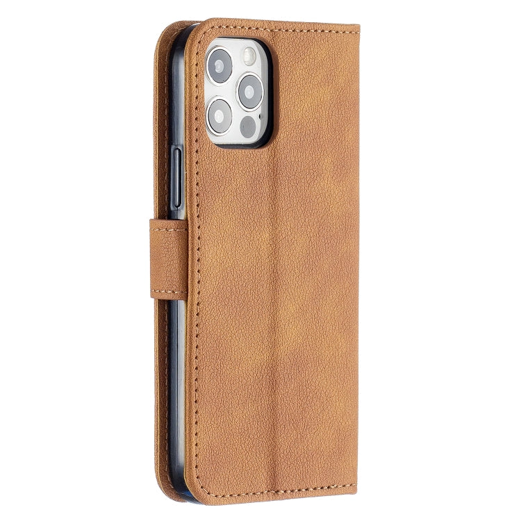 For iPhone 13 Longan Texture Horizontal Flip PU Leather Case with Holder & Card Slots & Wallet & Photo Frame