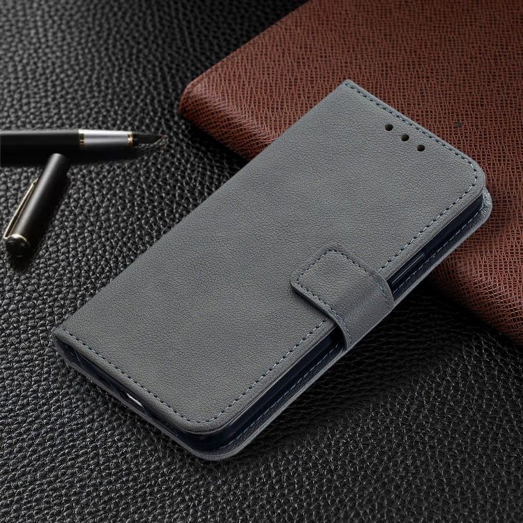 For iPhone 13 Longan Texture Horizontal Flip PU Leather Case with Holder & Card Slots & Wallet & Photo Frame