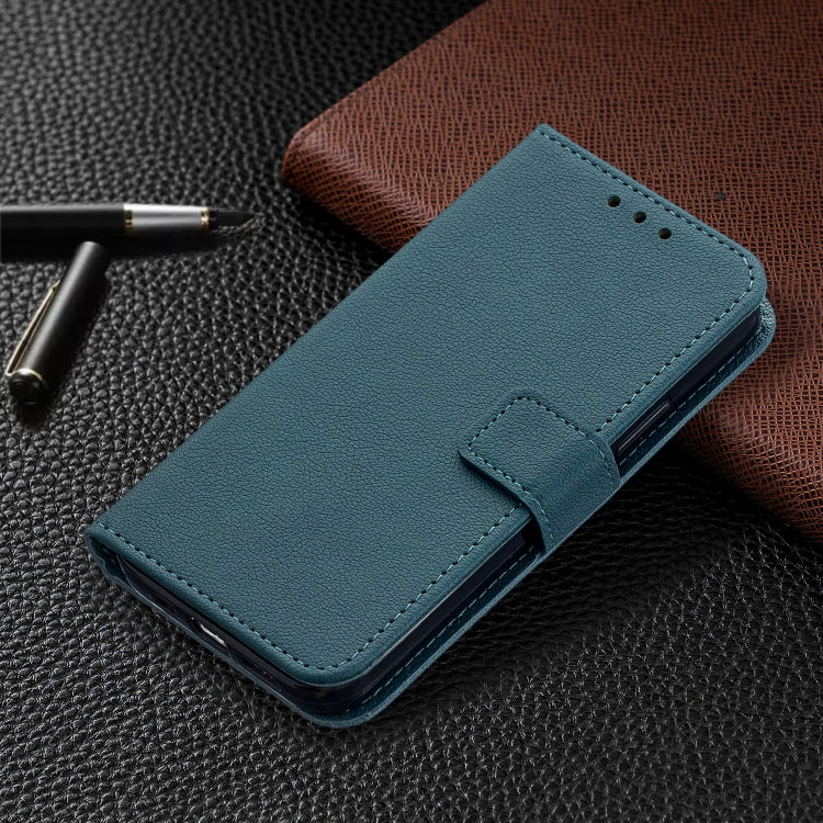 For iPhone 13 Longan Texture Horizontal Flip PU Leather Case with Holder & Card Slots & Wallet & Photo Frame