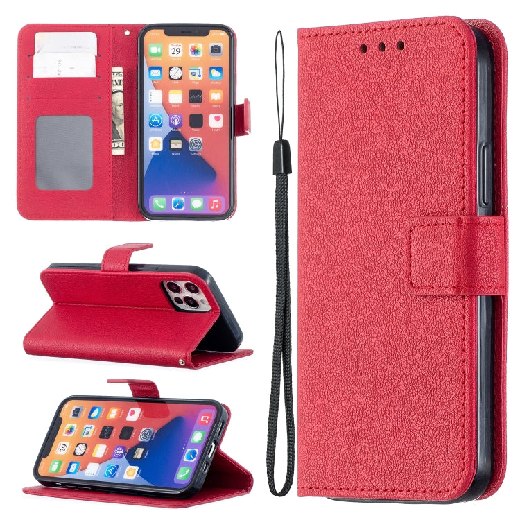 For iPhone 13 Pro Longan Texture Horizontal Flip PU Leather Case with Holder & Card Slots & Wallet & Photo Frame