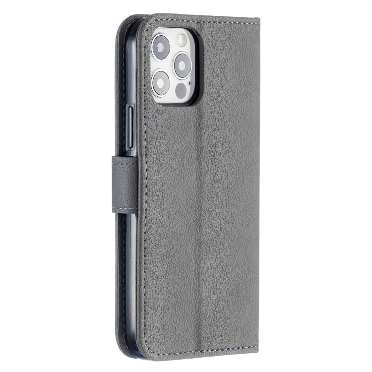 For iPhone 13 Pro Longan Texture Horizontal Flip PU Leather Case with Holder & Card Slots & Wallet & Photo Frame