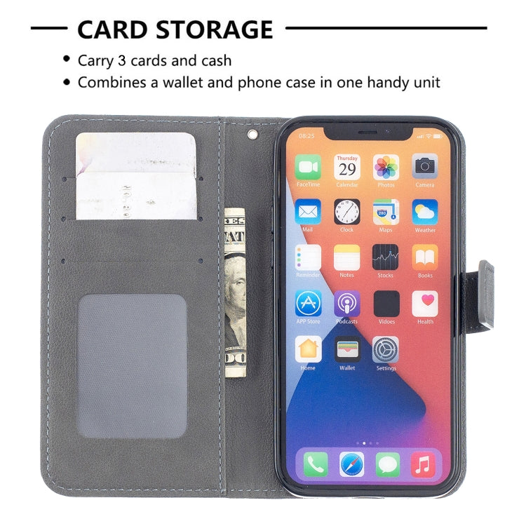 For iPhone 13 Pro Longan Texture Horizontal Flip PU Leather Case with Holder & Card Slots & Wallet & Photo Frame