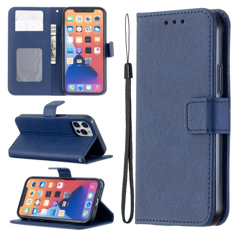 For iPhone 13 Pro Longan Texture Horizontal Flip PU Leather Case with Holder & Card Slots & Wallet & Photo Frame