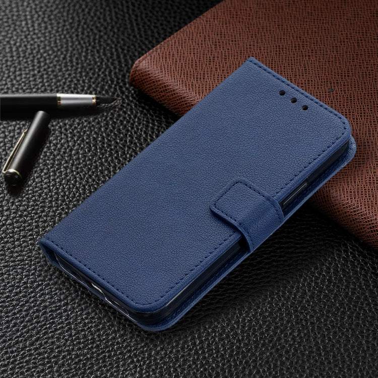 For iPhone 13 Pro Longan Texture Horizontal Flip PU Leather Case with Holder & Card Slots & Wallet & Photo Frame