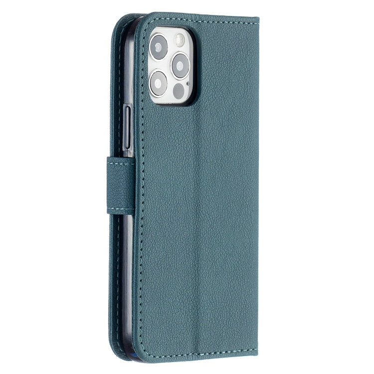 For iPhone 13 Pro Longan Texture Horizontal Flip PU Leather Case with Holder & Card Slots & Wallet & Photo Frame