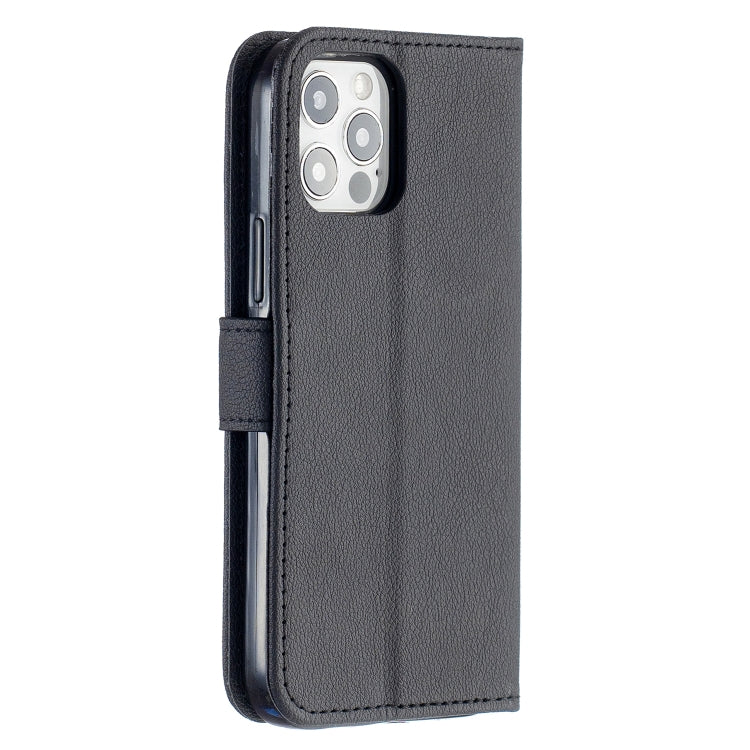 For iPhone 13 Pro Longan Texture Horizontal Flip PU Leather Case with Holder & Card Slots & Wallet & Photo Frame