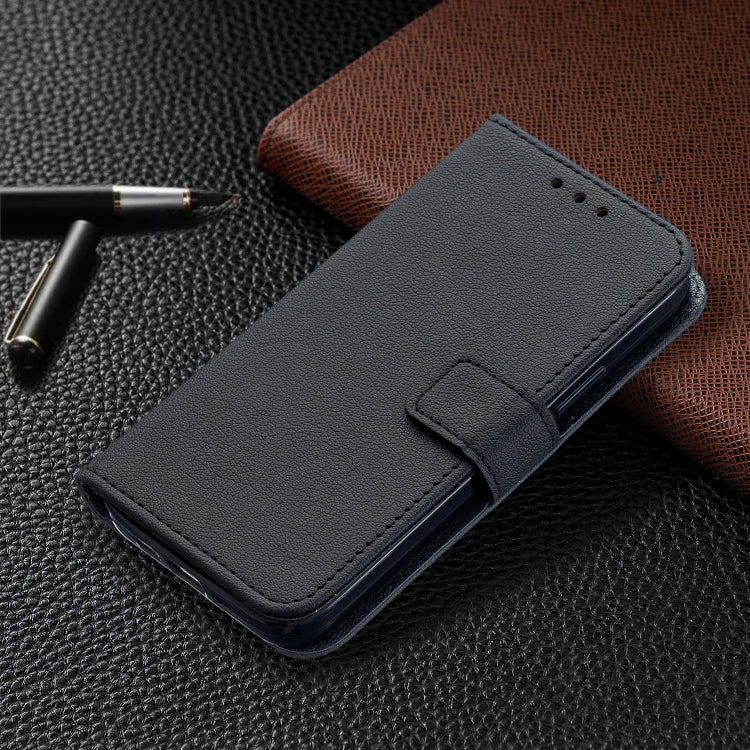 For iPhone 13 Pro Longan Texture Horizontal Flip PU Leather Case with Holder & Card Slots & Wallet & Photo Frame