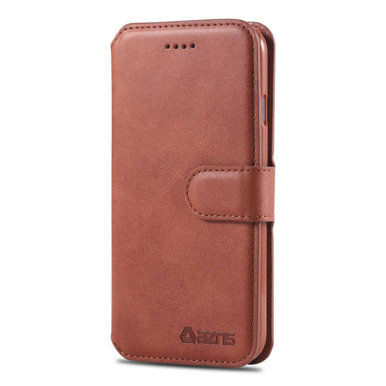 For iPhone 7 / 8 AZNS Calf Texture Magnetic Horizontal Flip PU Leather Case with Holder & Card Slots & Photo Frame