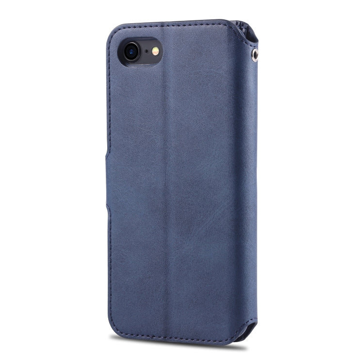 For iPhone 7 / 8 AZNS Calf Texture Magnetic Horizontal Flip PU Leather Case with Holder & Card Slots & Photo Frame