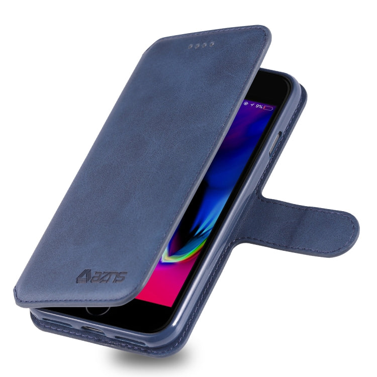 For iPhone 7 / 8 AZNS Calf Texture Magnetic Horizontal Flip PU Leather Case with Holder & Card Slots & Photo Frame