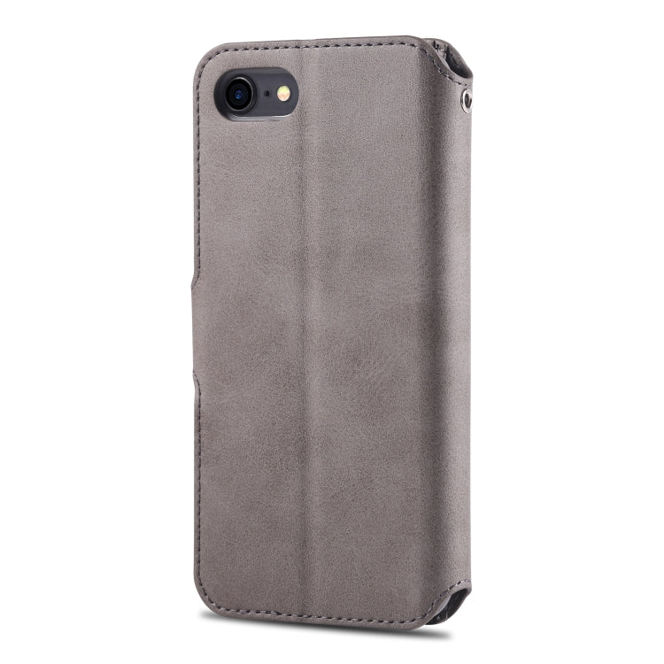 For iPhone 7 / 8 AZNS Calf Texture Magnetic Horizontal Flip PU Leather Case with Holder & Card Slots & Photo Frame