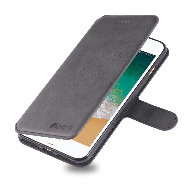 For iPhone 7 Plus / 8 Plus AZNS Calf Texture Magnetic Horizontal Flip PU Leather Case with Holder & Card Slots & Photo Frame