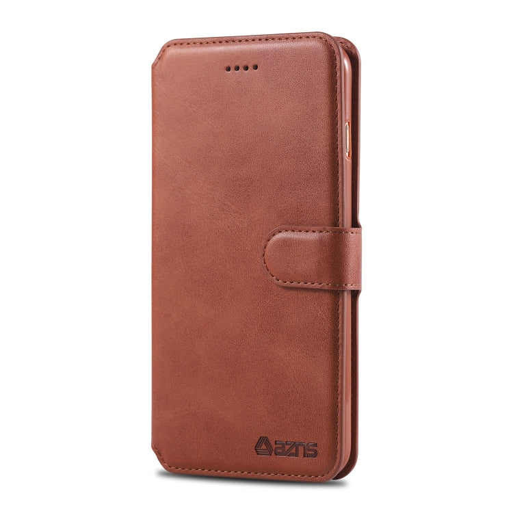 For iPhone 7 Plus / 8 Plus AZNS Calf Texture Magnetic Horizontal Flip PU Leather Case with Holder & Card Slots & Photo Frame