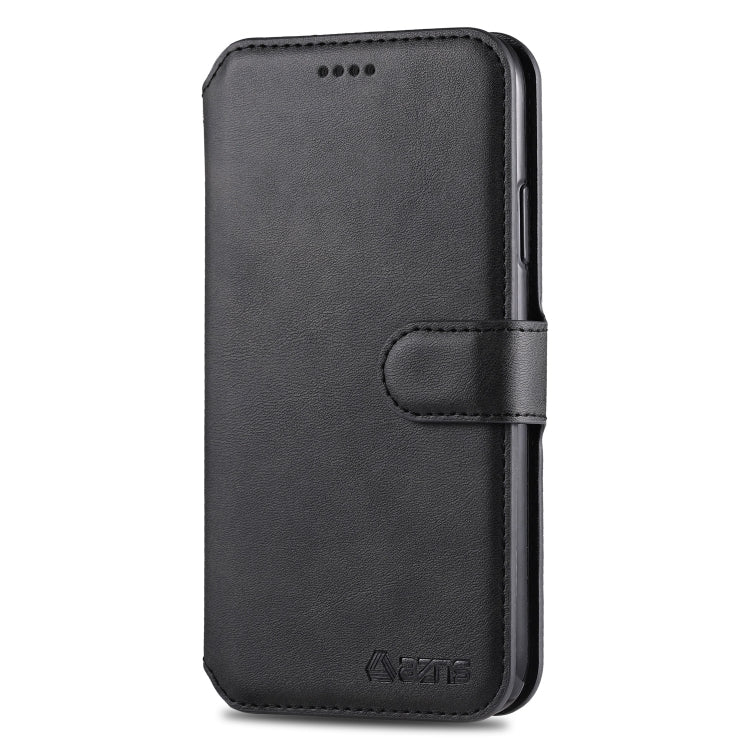 For iPhone 11 Pro Max AZNS Calf Texture Magnetic Horizontal Flip PU Leather Case with Holder & Card Slots & Photo Frame