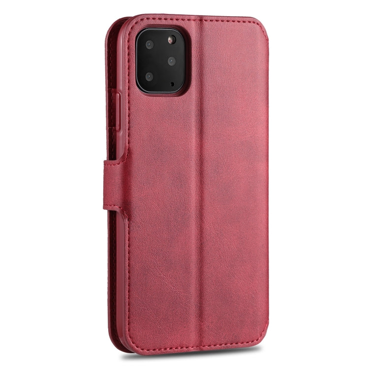For iPhone 11 Pro Max AZNS Calf Texture Magnetic Horizontal Flip PU Leather Case with Holder & Card Slots & Photo Frame