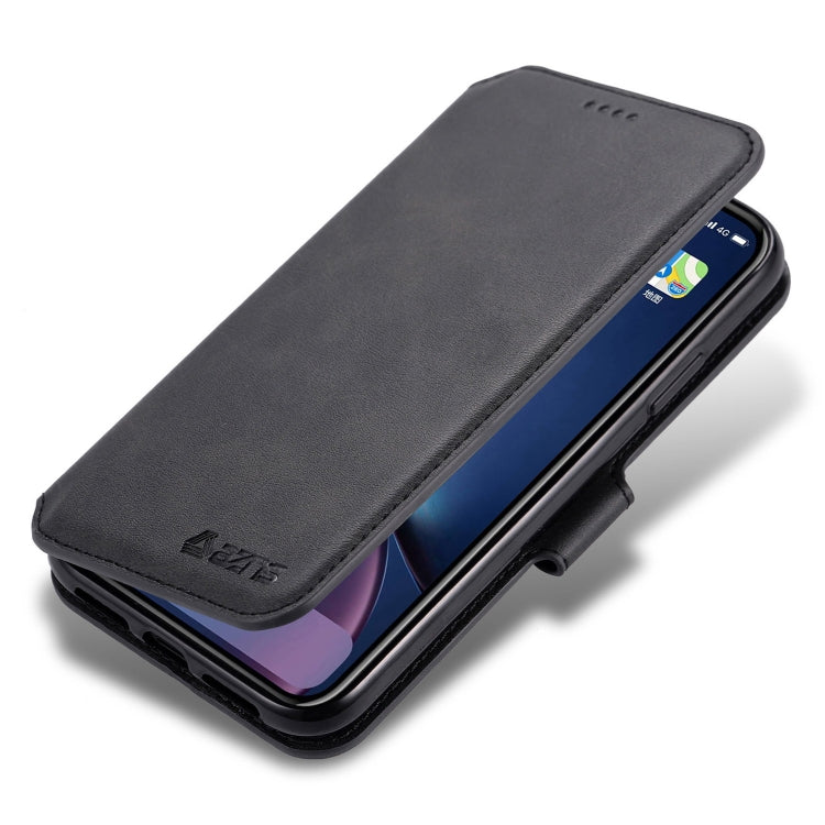 For iPhone 11 AZNS Calf Texture Magnetic Horizontal Flip PU Leather Case with Holder & Card Slots & Photo Frame