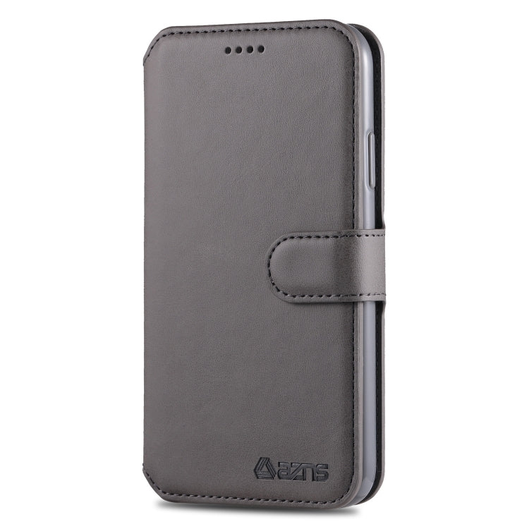 For iPhone 11 AZNS Calf Texture Magnetic Horizontal Flip PU Leather Case with Holder & Card Slots & Photo Frame