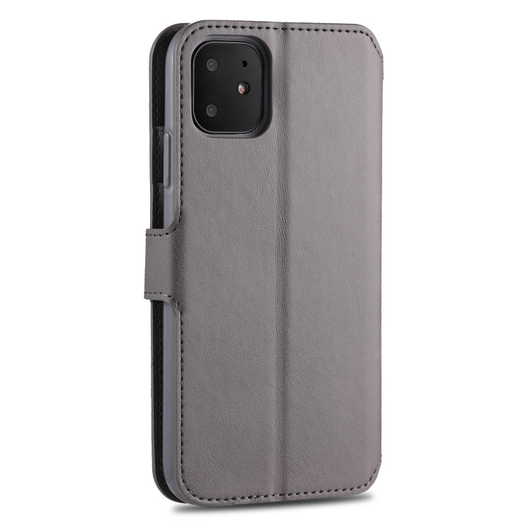 For iPhone 11 AZNS Calf Texture Magnetic Horizontal Flip PU Leather Case with Holder & Card Slots & Photo Frame