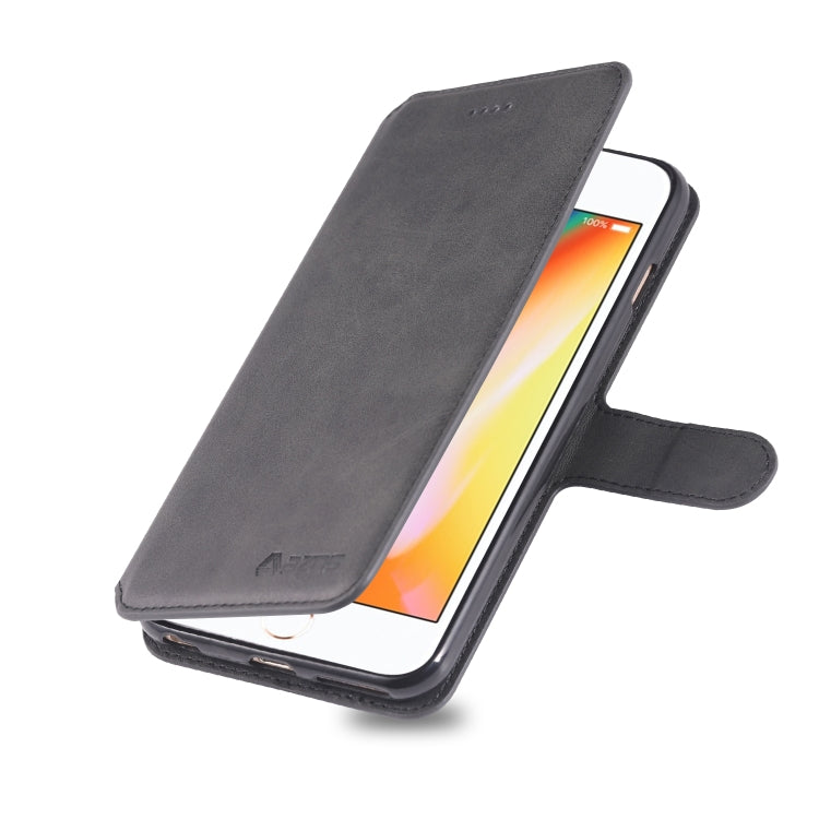 For iPhone 6 Plus / 6s Plus AZNS Calf Texture Magnetic Horizontal Flip PU Leather Case with Holder & Card Slots & Photo Frame