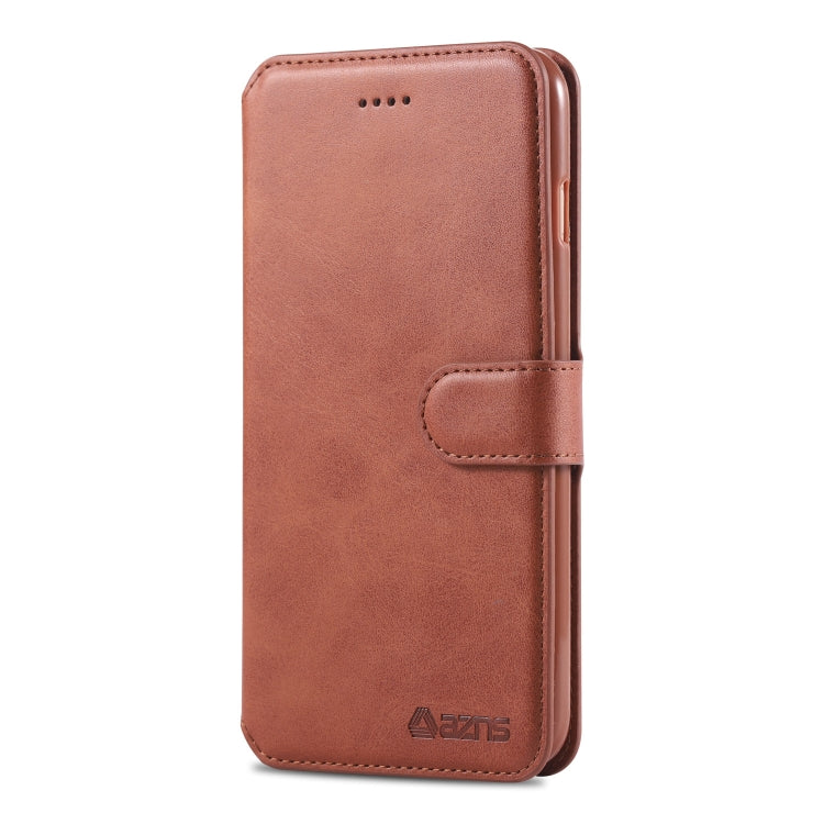 For iPhone 6 Plus / 6s Plus AZNS Calf Texture Magnetic Horizontal Flip PU Leather Case with Holder & Card Slots & Photo Frame