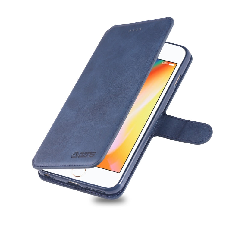 For iPhone 6 Plus / 6s Plus AZNS Calf Texture Magnetic Horizontal Flip PU Leather Case with Holder & Card Slots & Photo Frame