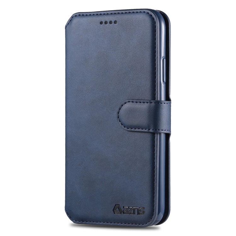 For iPhone 11 Pro AZNS Calf Texture Magnetic Horizontal Flip PU Leather Case with Holder & Card Slots & Photo Frame