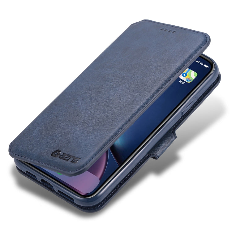 For iPhone 11 Pro AZNS Calf Texture Magnetic Horizontal Flip PU Leather Case with Holder & Card Slots & Photo Frame