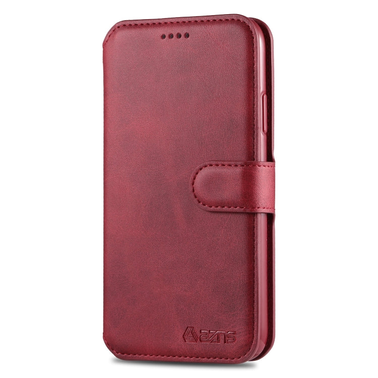 For iPhone 11 Pro AZNS Calf Texture Magnetic Horizontal Flip PU Leather Case with Holder & Card Slots & Photo Frame