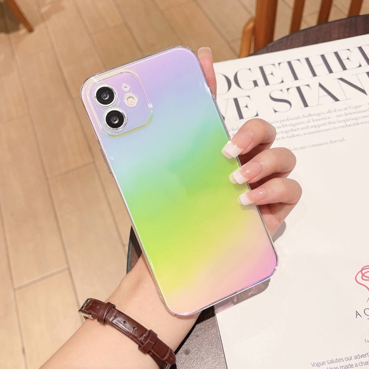 For iPhone 11 Colorful Electroplating PC Protective Case