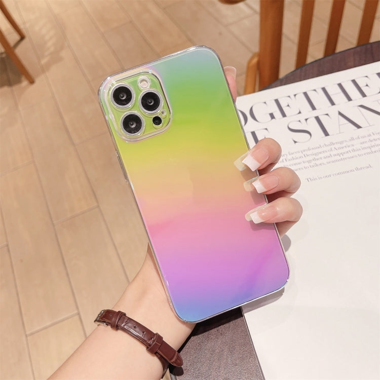 For iPhone 12 Colorful Electroplating PC Protective Case
