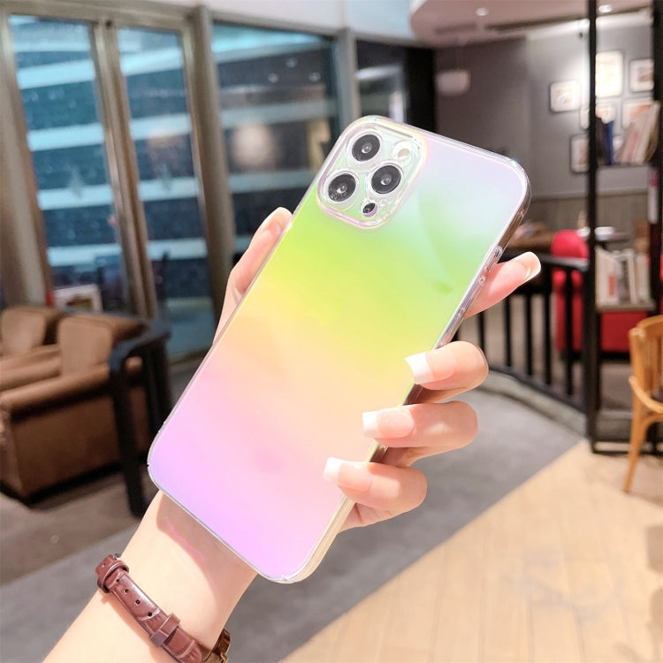 For iPhone 12 Pro Colorful Electroplating PC Protective Case