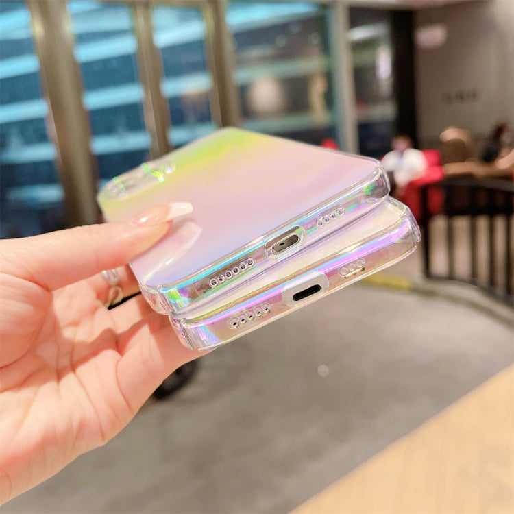For iPhone 12 Pro Colorful Electroplating PC Protective Case