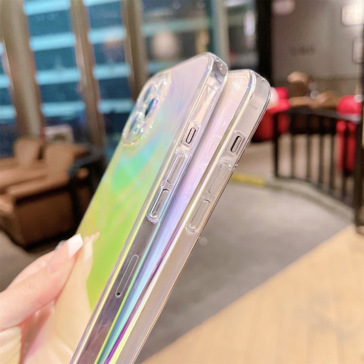 For iPhone 12 Pro Max Colorful Electroplating PC Protective Case