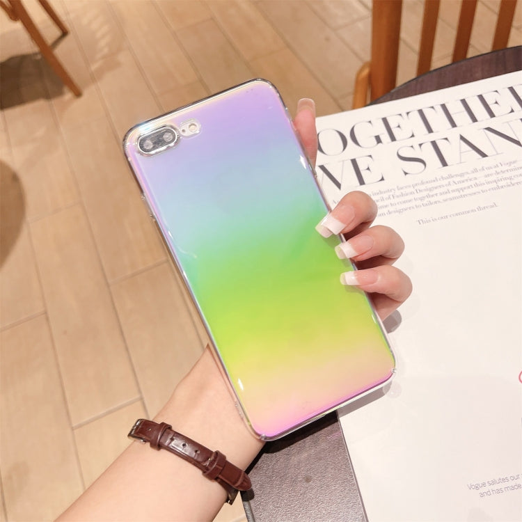 For iPhone SE 2022 / SE 2020 / 8 / 7 Colorful Electroplating PC Protective Case