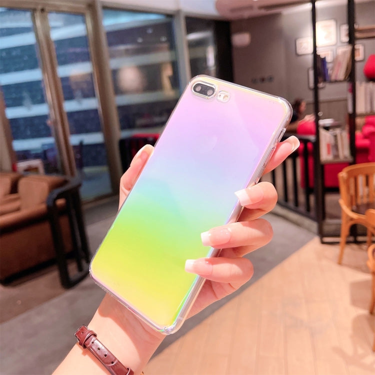 Colorful Electroplating PC Protective Case For iPhone 8 Plus / 7 Plus