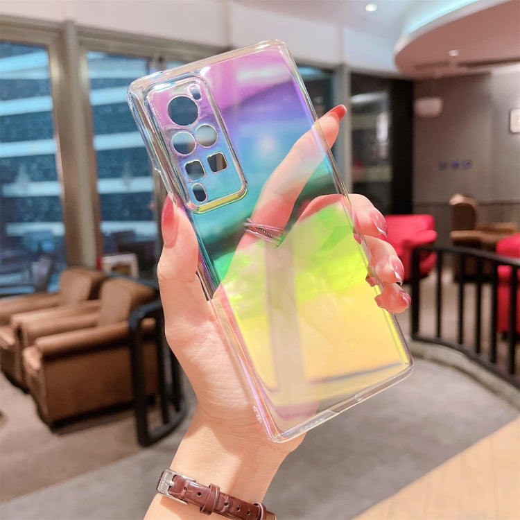 For vivo X60 Pro Colorful Electroplating PC Protective Case