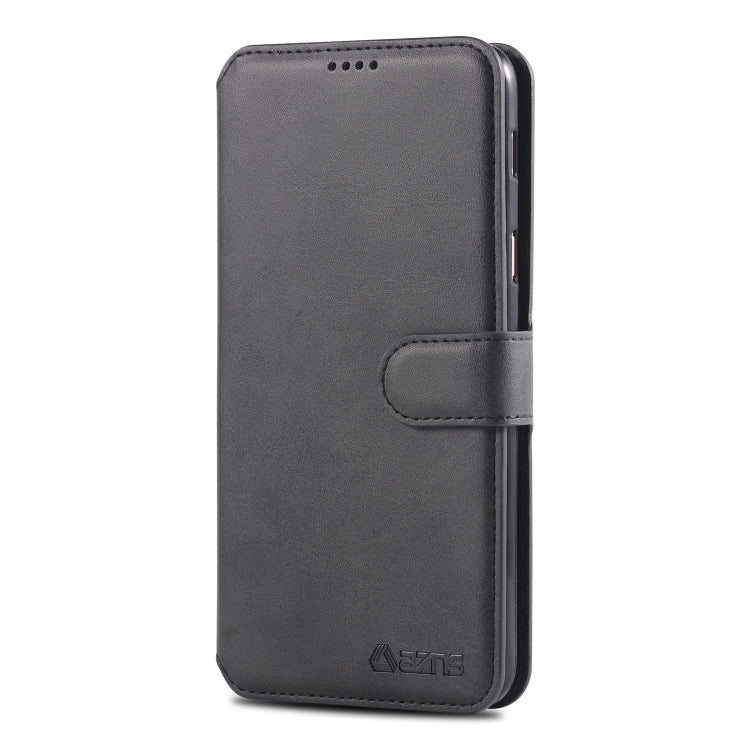 For Galaxy A6 2018 AZNS Calf Texture Magnetic Horizontal Flip PU Leather Case with Holder & Card Slots & Photo Frame
